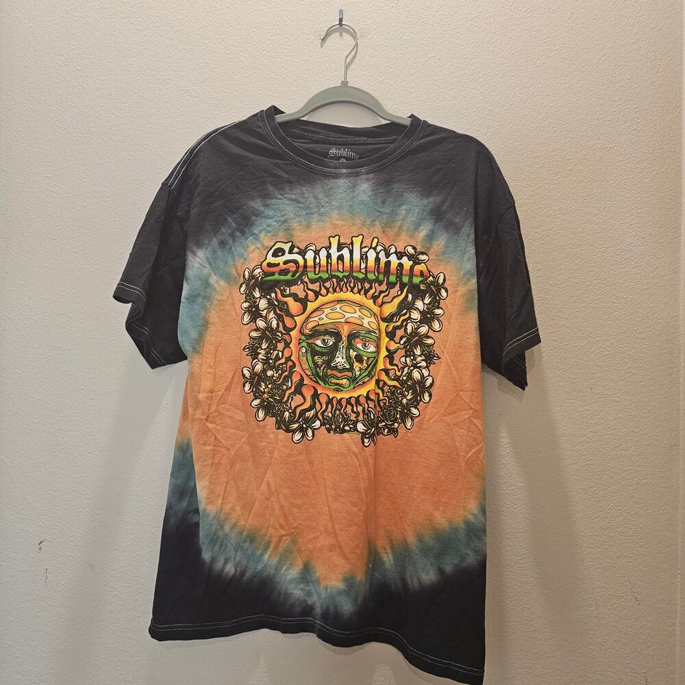 Sublime Men's Tie Dye Shortsleeve T-Shirt Size Large